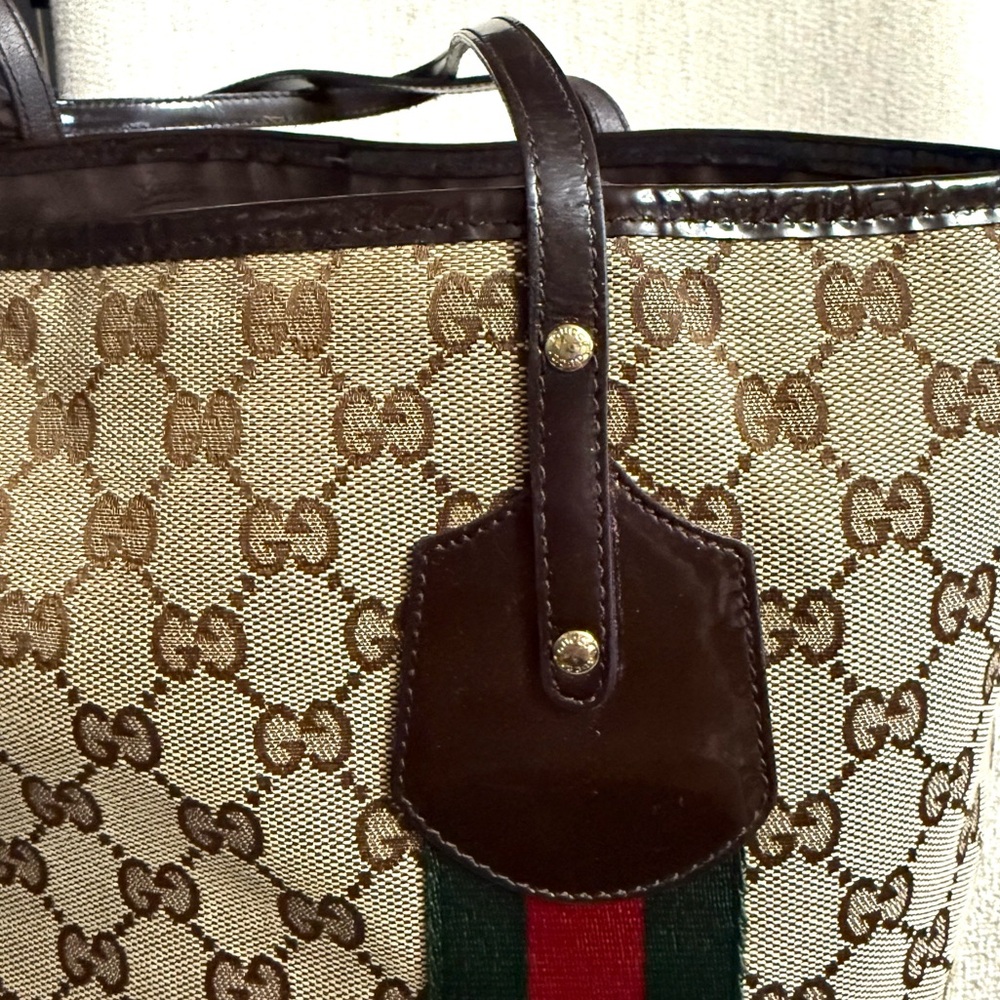 Authentic Gucci GG Canvas Jolicoeur Tote bag - Picture 9 of 16